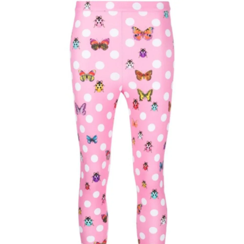 NEW!  Limited Versace x Dua Lipa Butterfly Leggings - size 38 - Picture 3 of 4